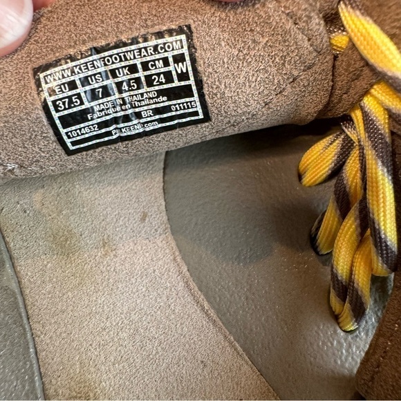 Keen Uneek Hiking Sandals Shoes Womens (Waterproof) US 7 Yellow and Gray - Picture 8 of 8